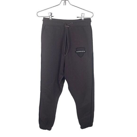 Alphalete M Alphalete Brown Purple Fleece Sweatpants Drawstring Joggers Size XS - Picture 1 of 7
